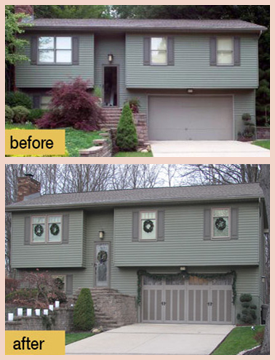 Garage Door Repair Before And After